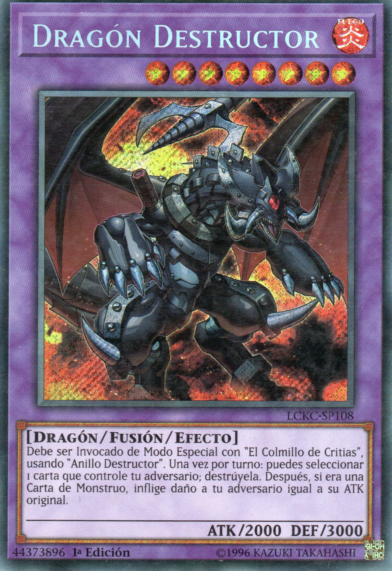Dragon Destructor LCKC-SP108 Secret rare