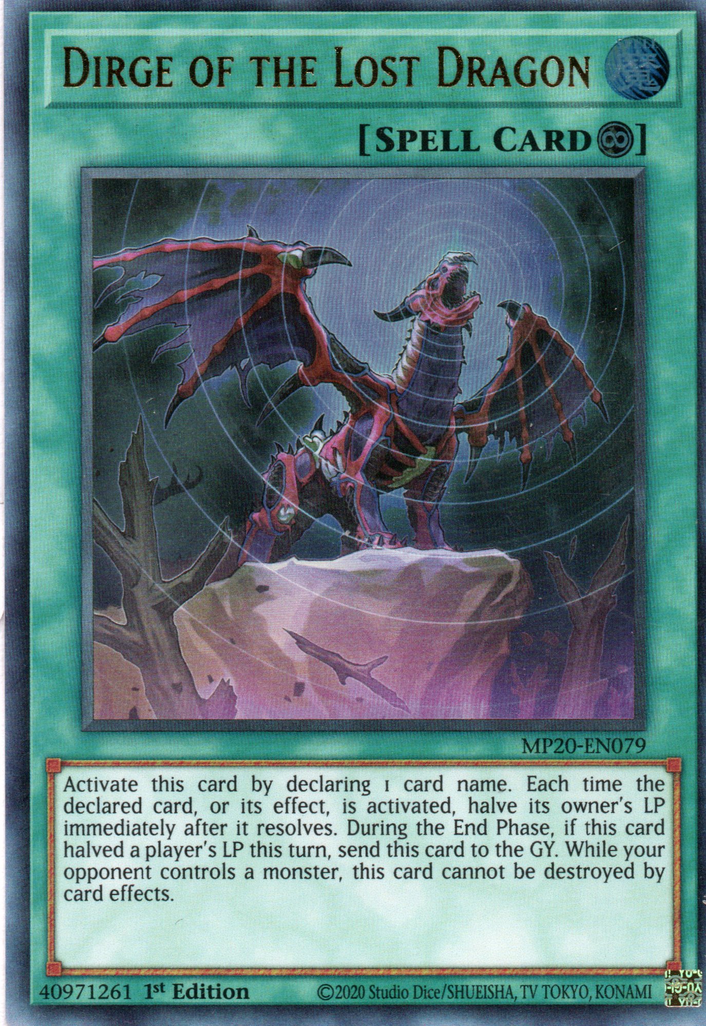Dirge of the Lost Dragon MP2-EN079 Ultra rare