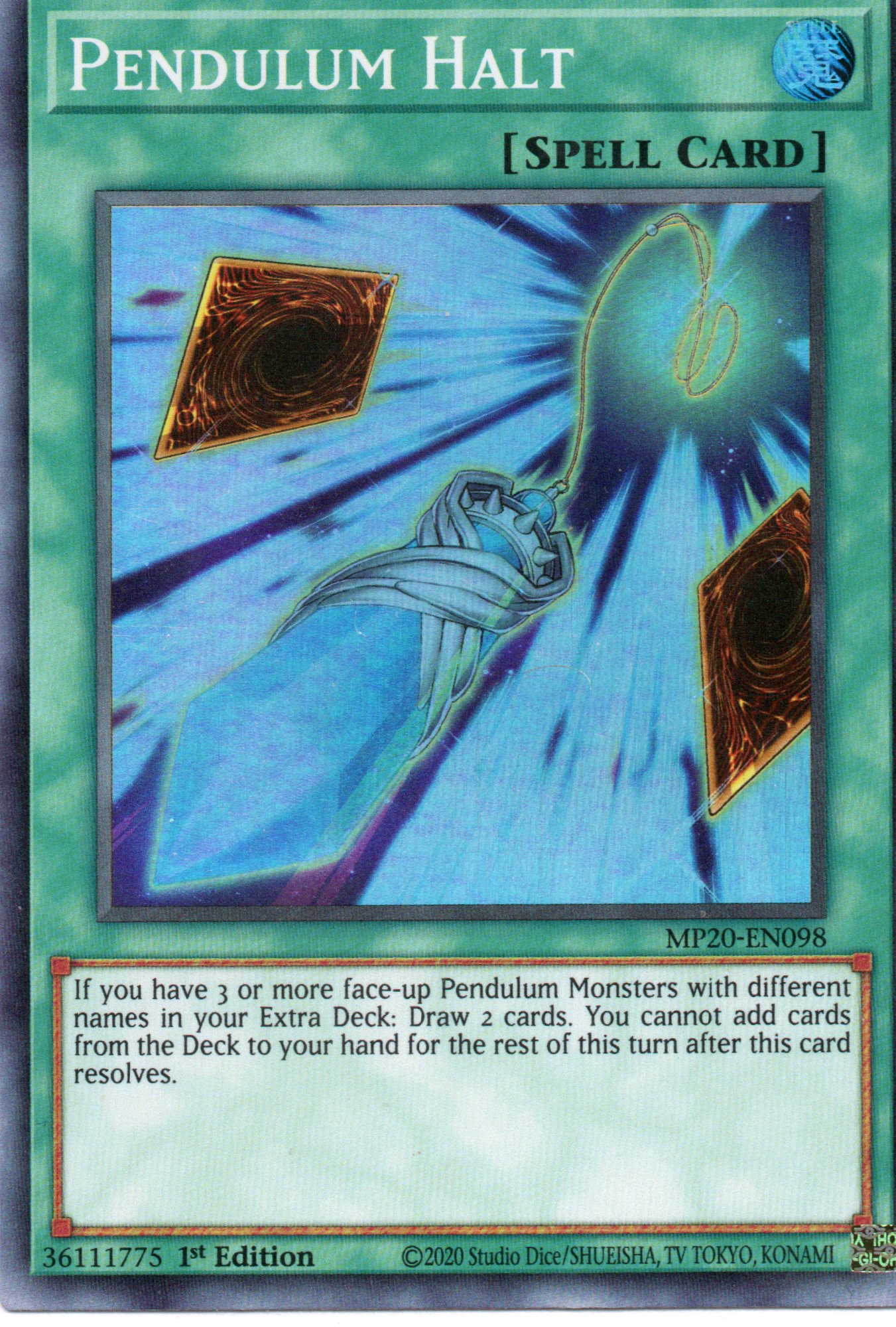 Pendulum Halt MP20-EN098 Super rare