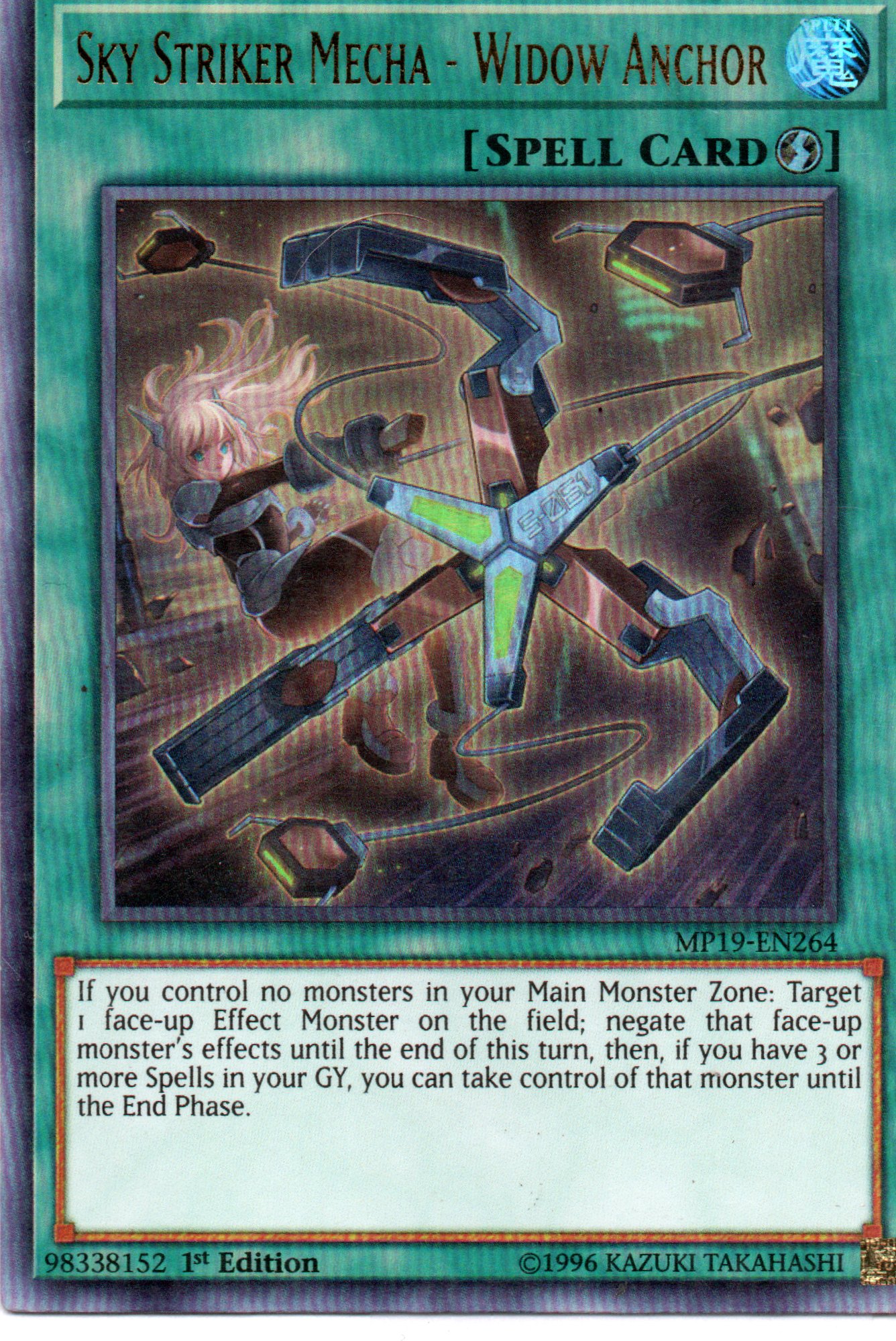 Sky Stricker Mecha - Widow Anchor MP19-EN264 Ultra rare