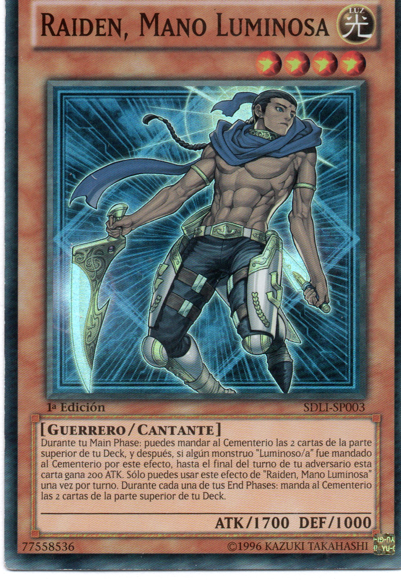 Raiden, Mano Luminosa SDLI-SP003 Super rare