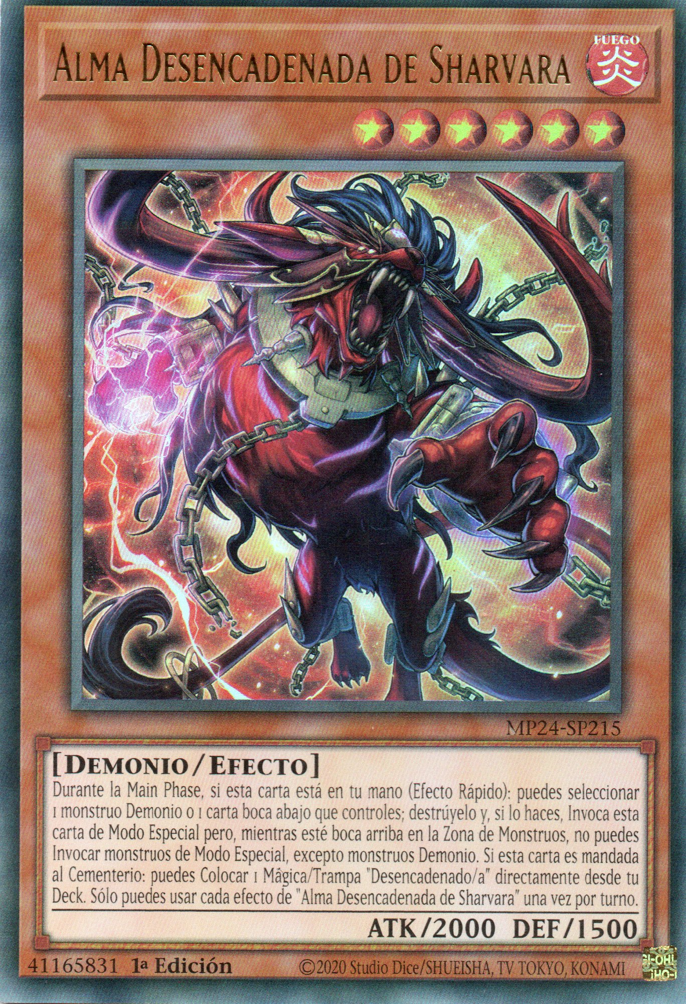 Alma Desencadenada de Sharvara MP24-SP215 Ultra rare