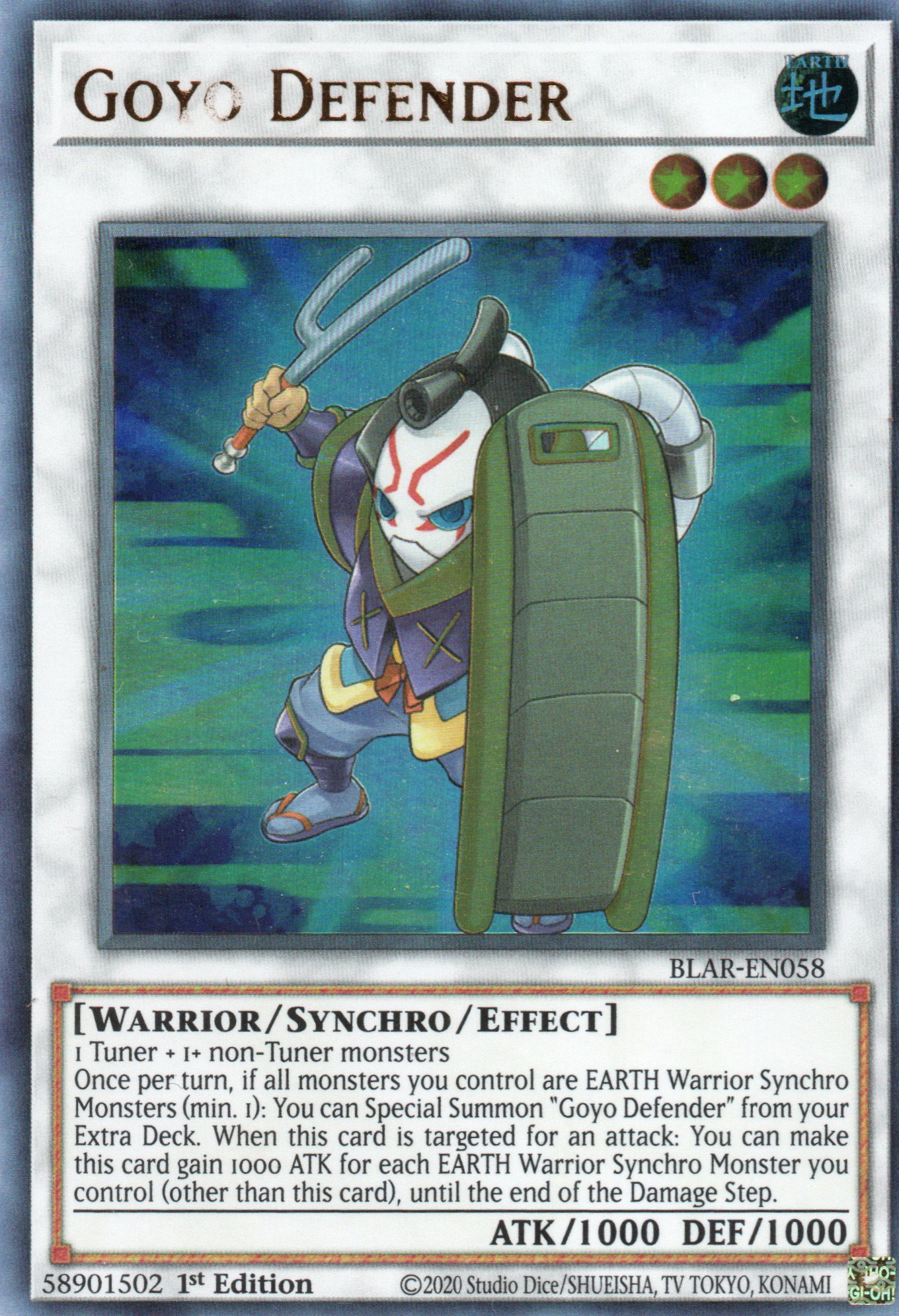 Goyo Defender BLAR-EN058 Ultra rare