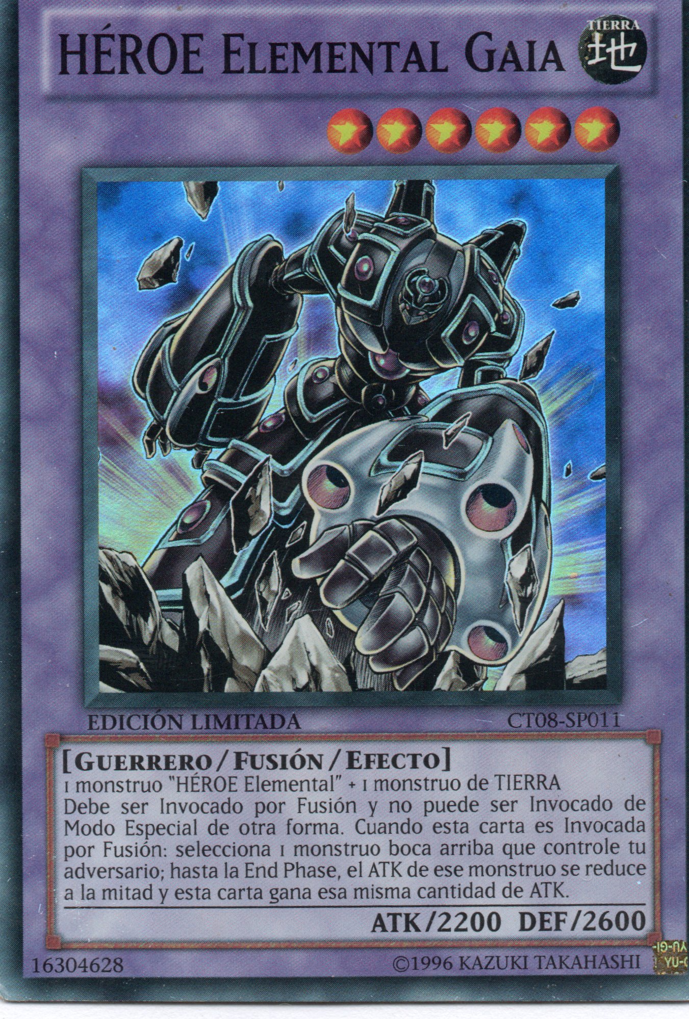 HEROE Elemental Gaia CT08-SP011 Super rare