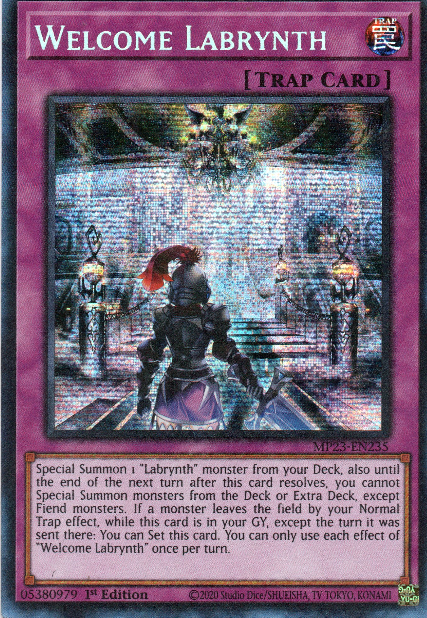 Welcome Labrynth MP23-EN235 Secret rare