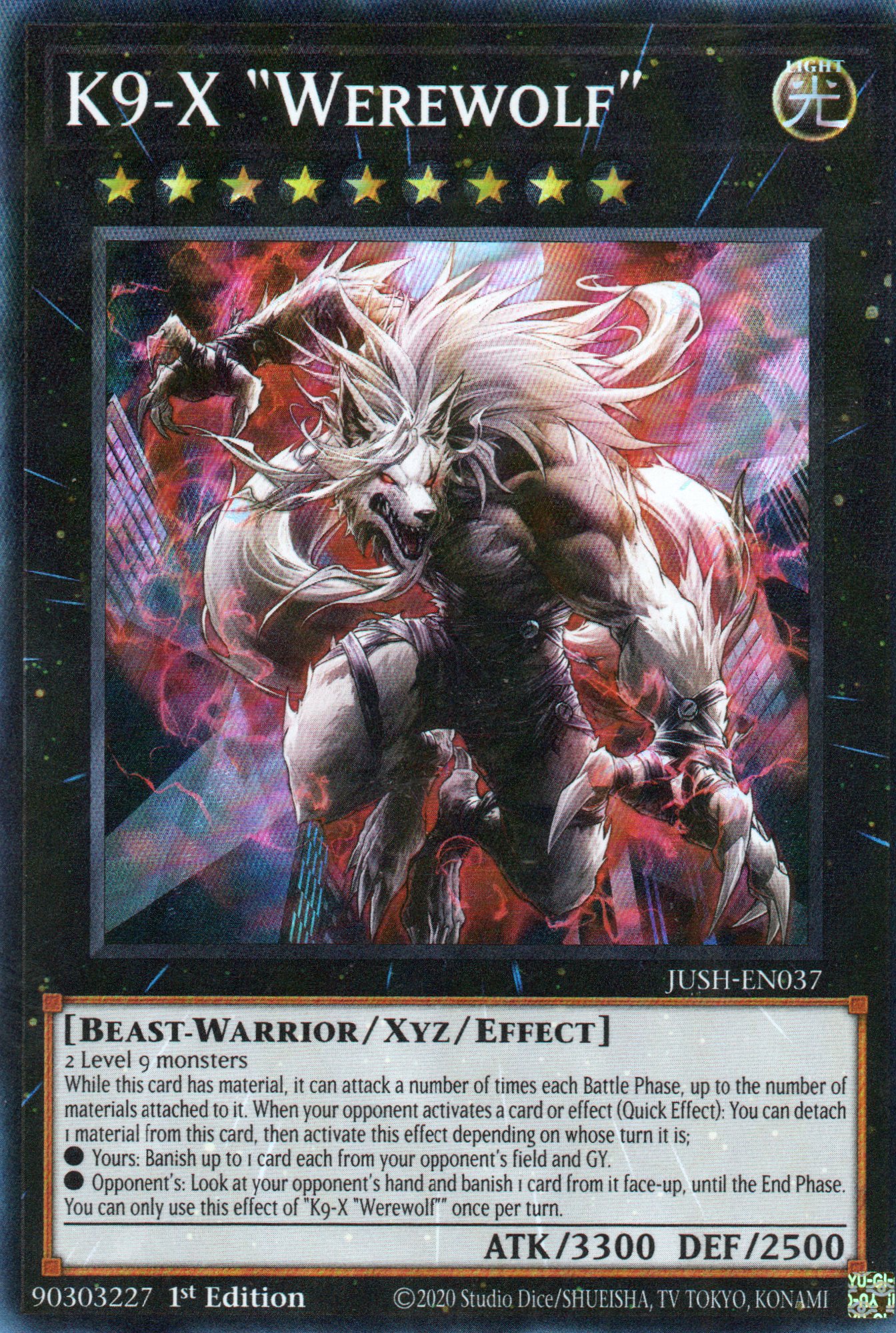 K9-X "Werewolf" JUSH-EN037 Super rare