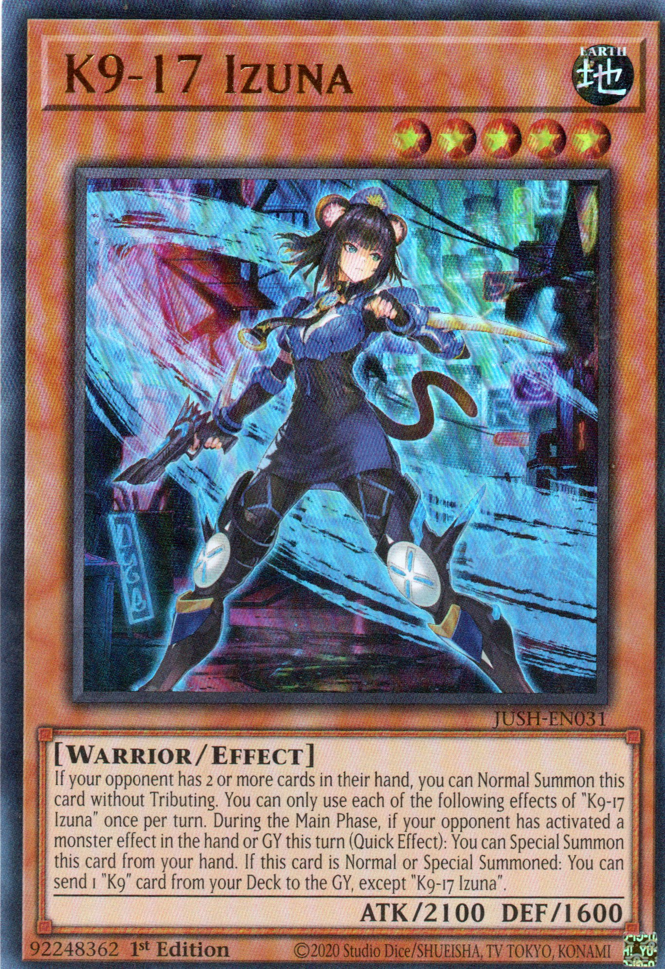 K9-17 Izuna JUSH-EN031 Ultra rare