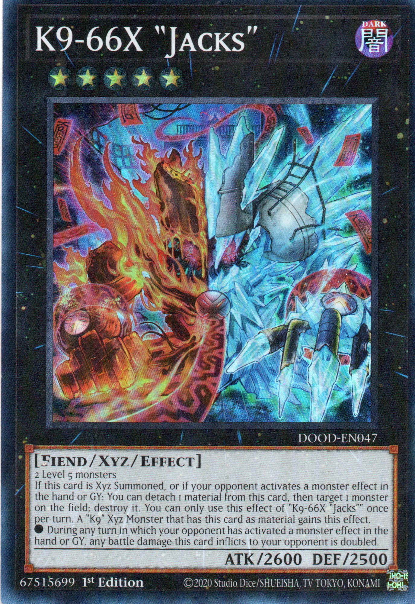 K9-66X "Jacks" DOOD-EN047 Super rare