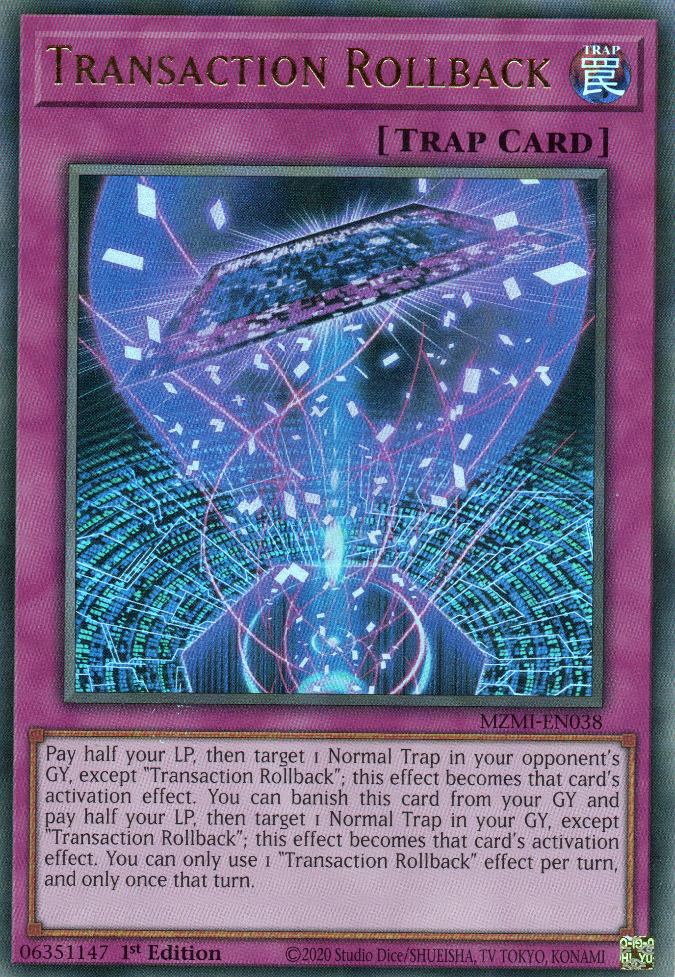 Transaction Rollback MZMI-EN038 Ultra rare