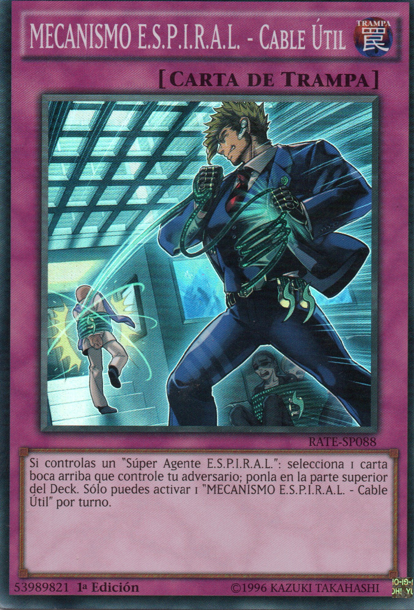 Mecanismo E.S.P.I.R.A.L - Cable Util RATE-088 Super rare