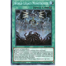 World Legacy Monstruosity MP20-EN076 Secret rare