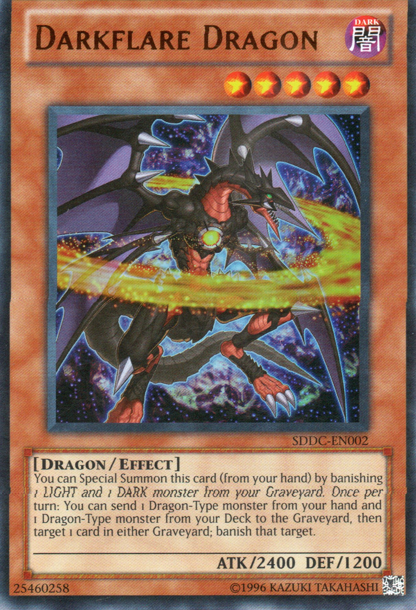 Darkflare Dragon SDDC-EN002 Ultra rare
