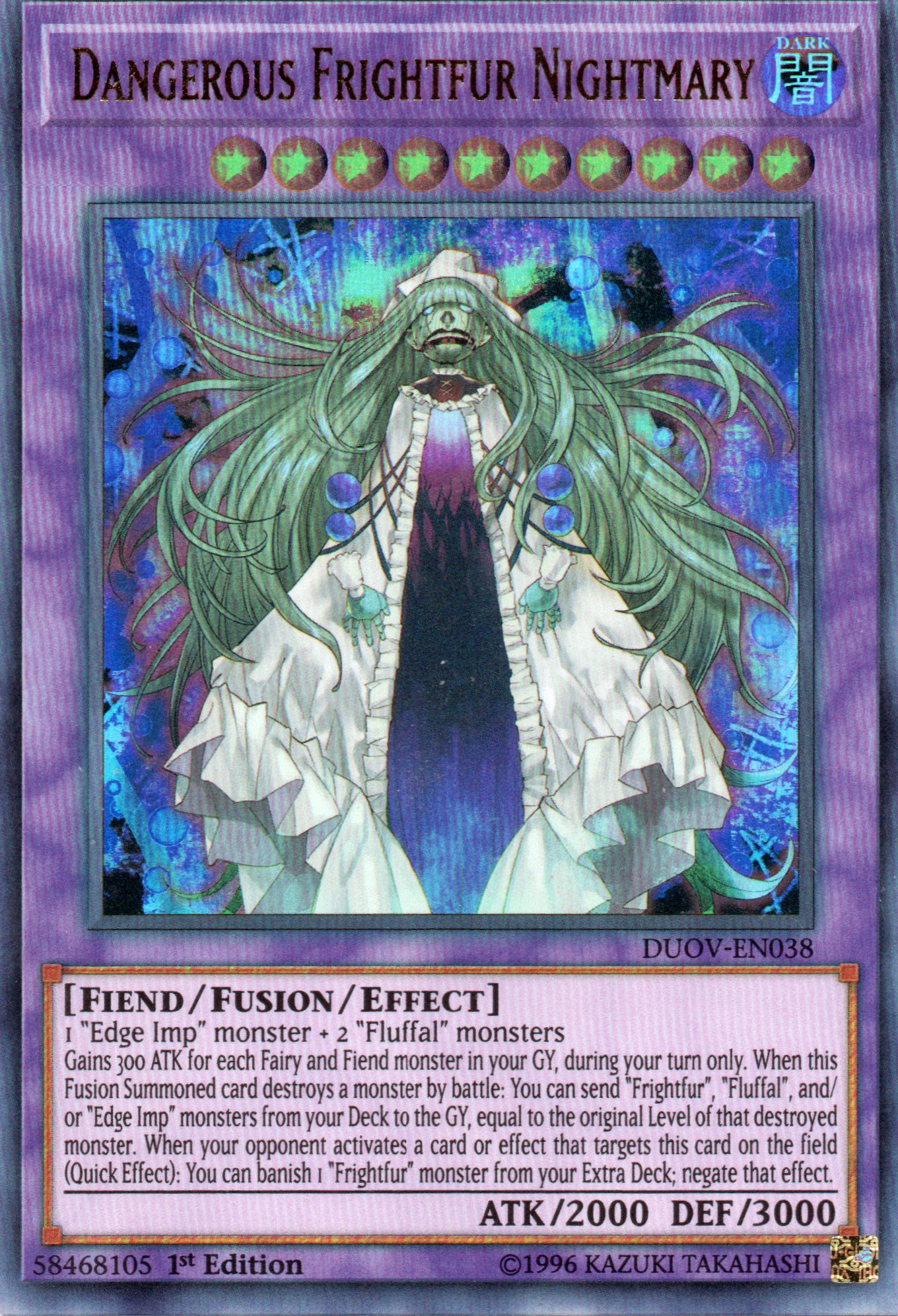 Dangerous Frightfur Nightmary DUOV-EN038 Ultra rare