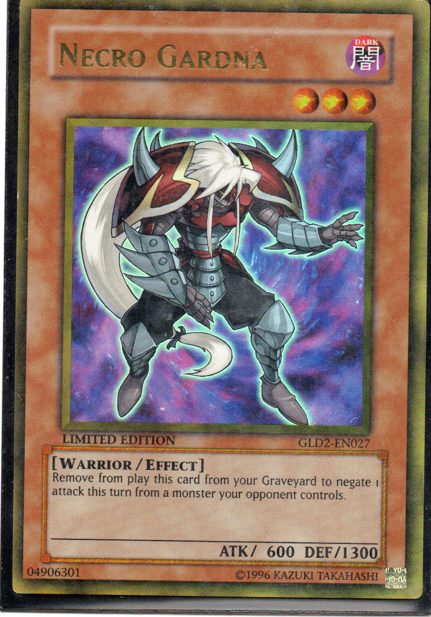 Necro Gardna GLD2-EN027 Gold rare