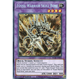 Fossil Warrior Skull Bone BLAR-EN008 Secret rare