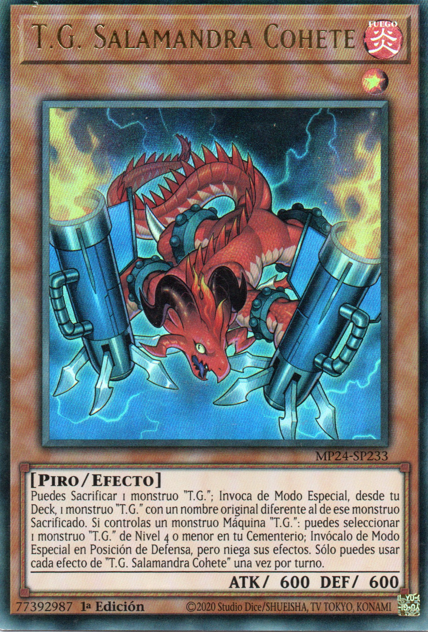 T.G. Salamandra Cohete MP24-SP233 Ultra rare