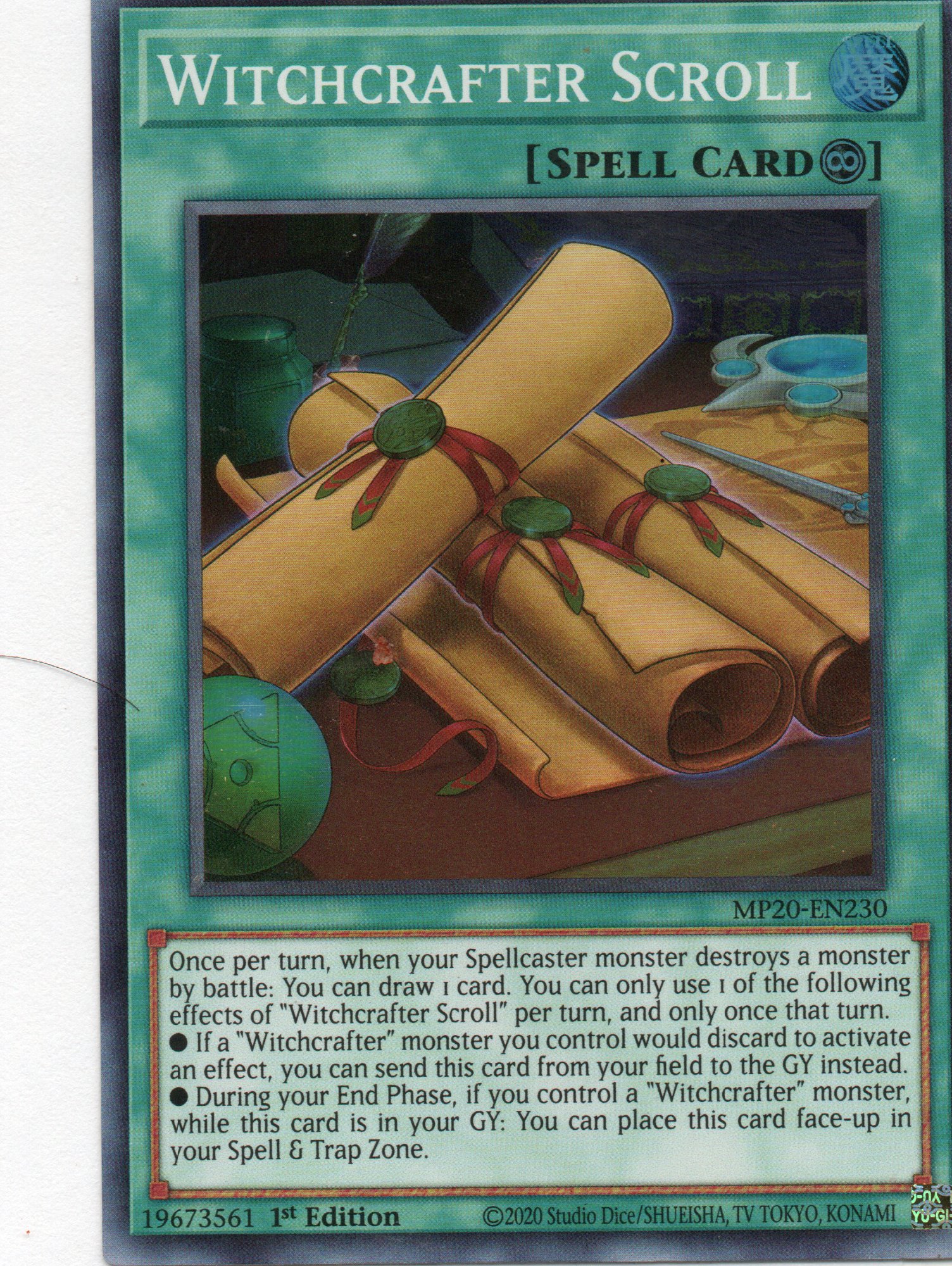 Witchcrafter Scroll MP20-EN230 Super rare