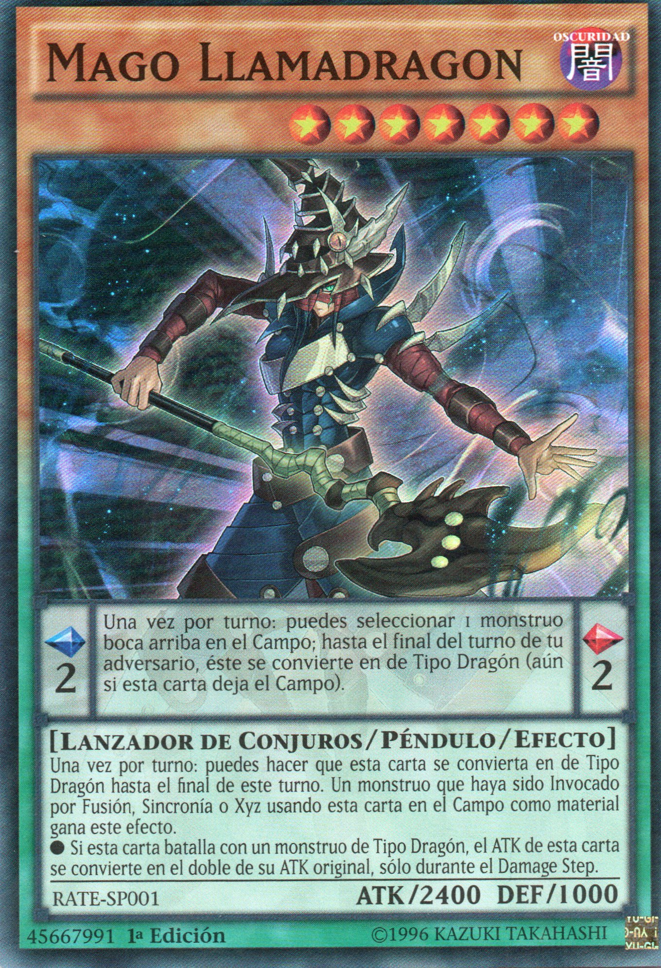 Mago Llama Dragon RATE-SP001 Super rare