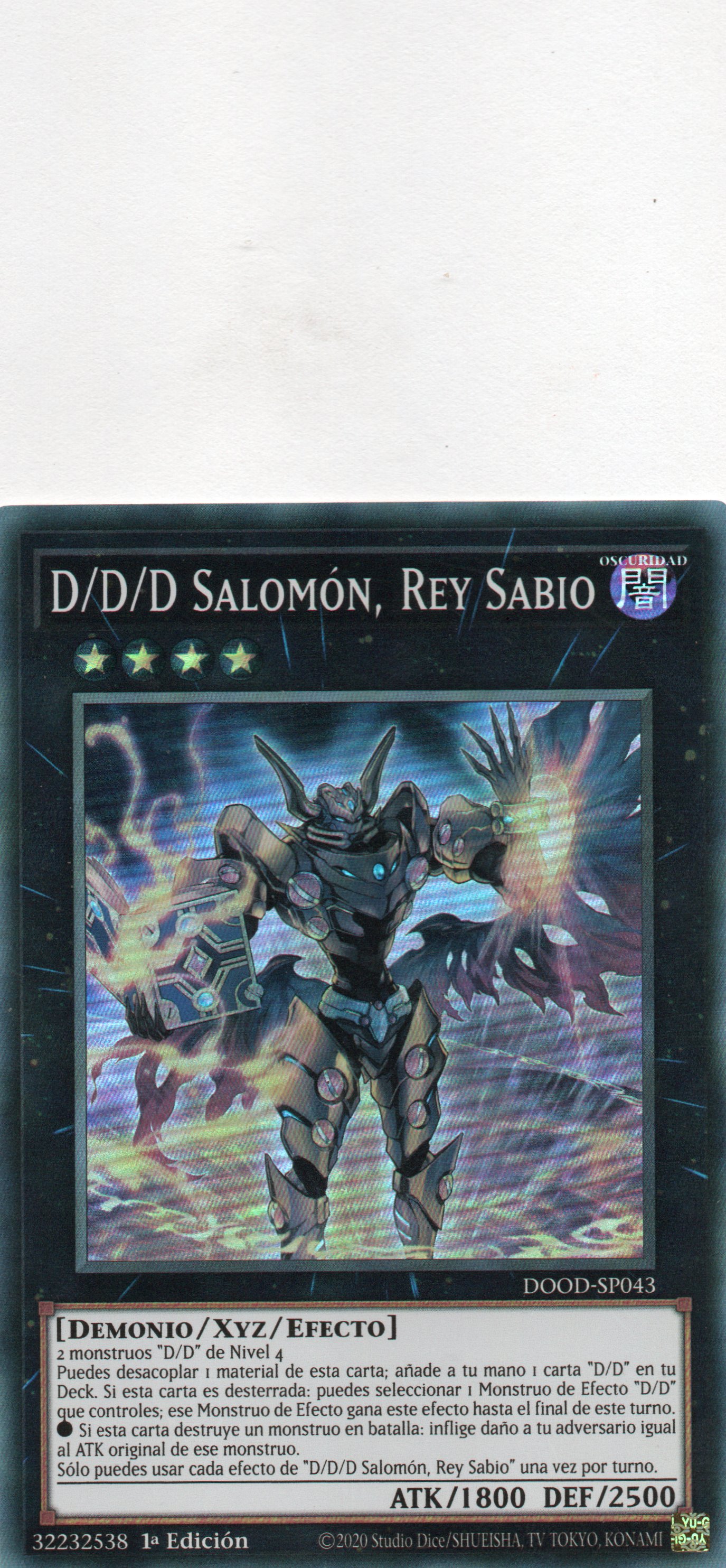 D/D/D Salomon, Rey Sabio DOOD-SP043 Super rare