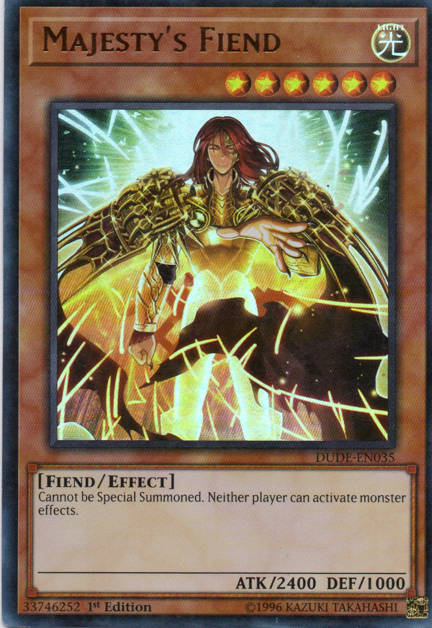 Majesty´s Fiend DUDE-EN035 Ultra rare