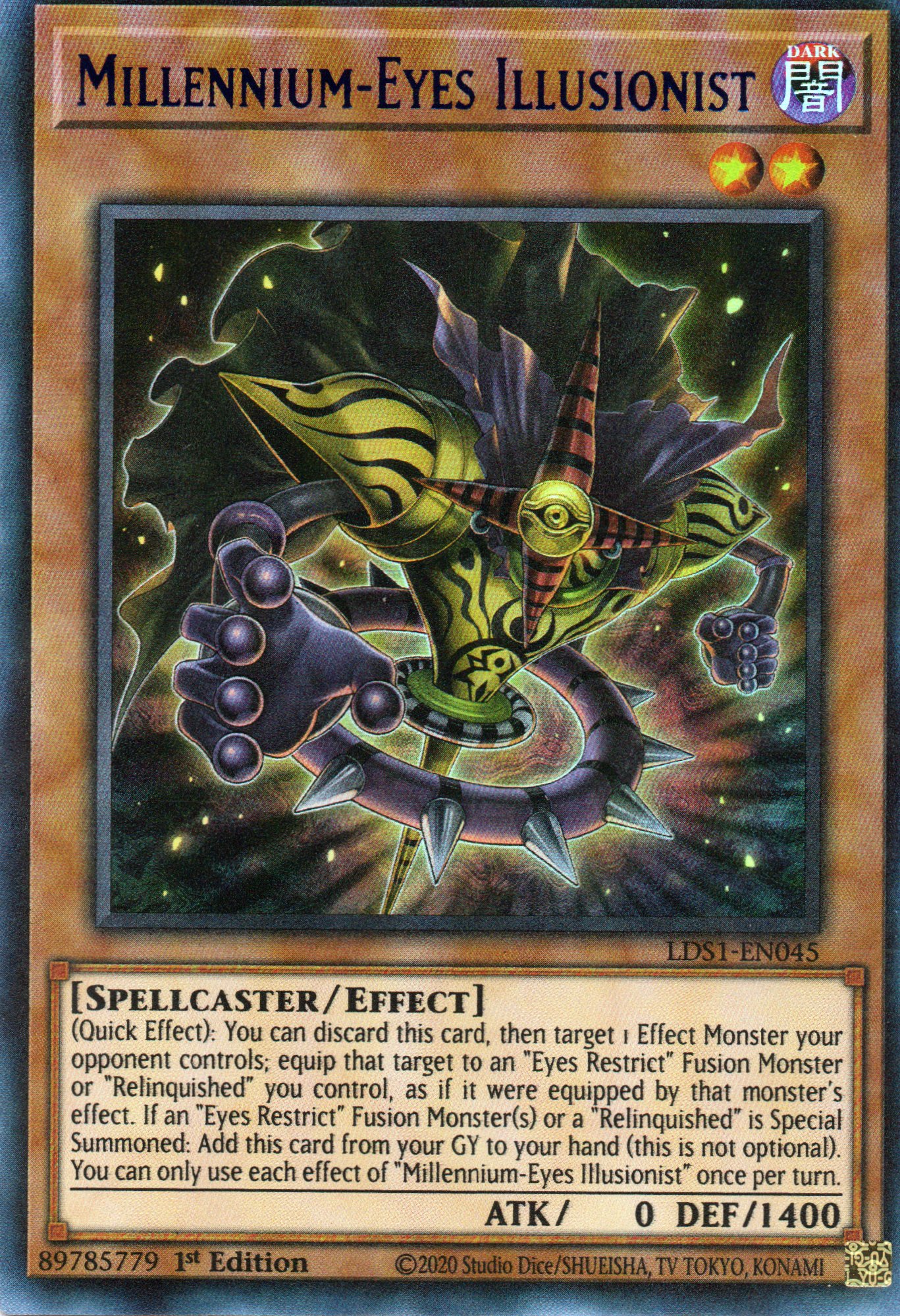 Millennium-Eyes Illusionist LDS1-EN045 Ultra rare
