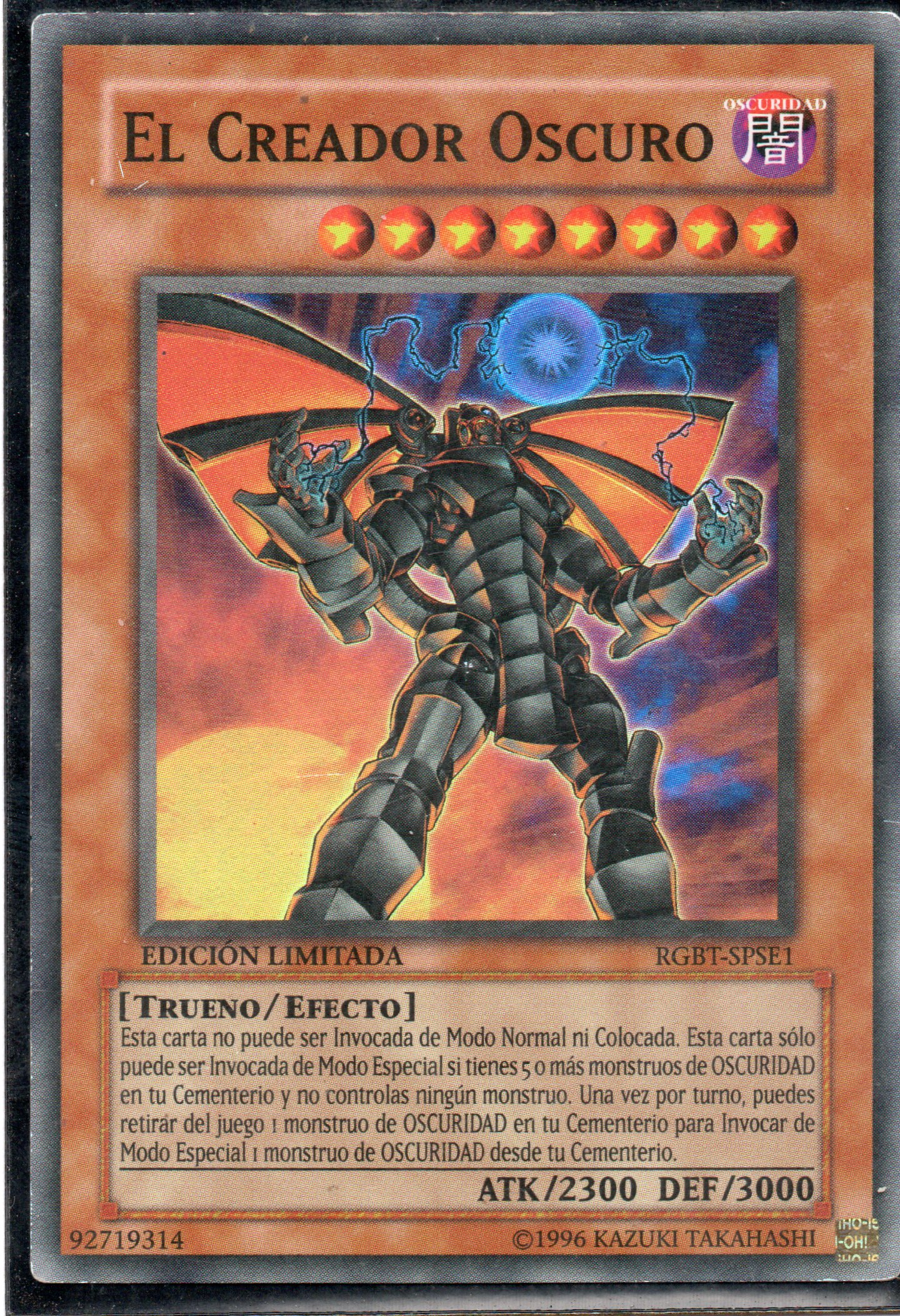 El Creador Oscuro RGBT-SPSE1 Super rare