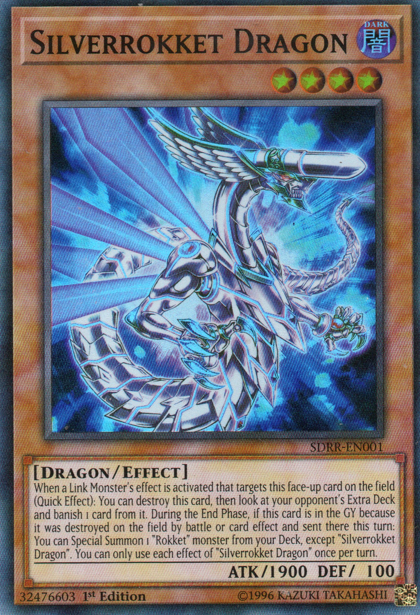 Silverrokket Dragon SDRR-EN001 Super rare
