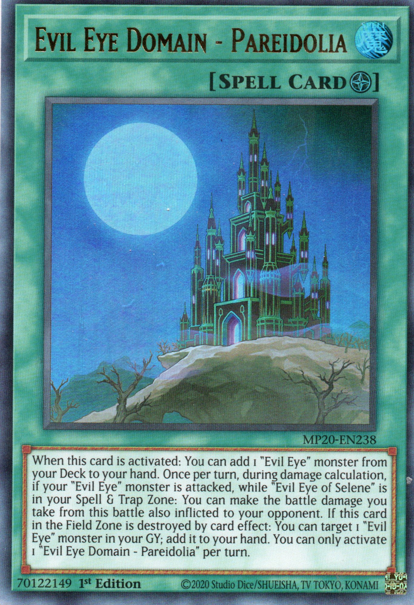 Evil Eye Domain - Pareidolia MP20-EN238 Ultra rare