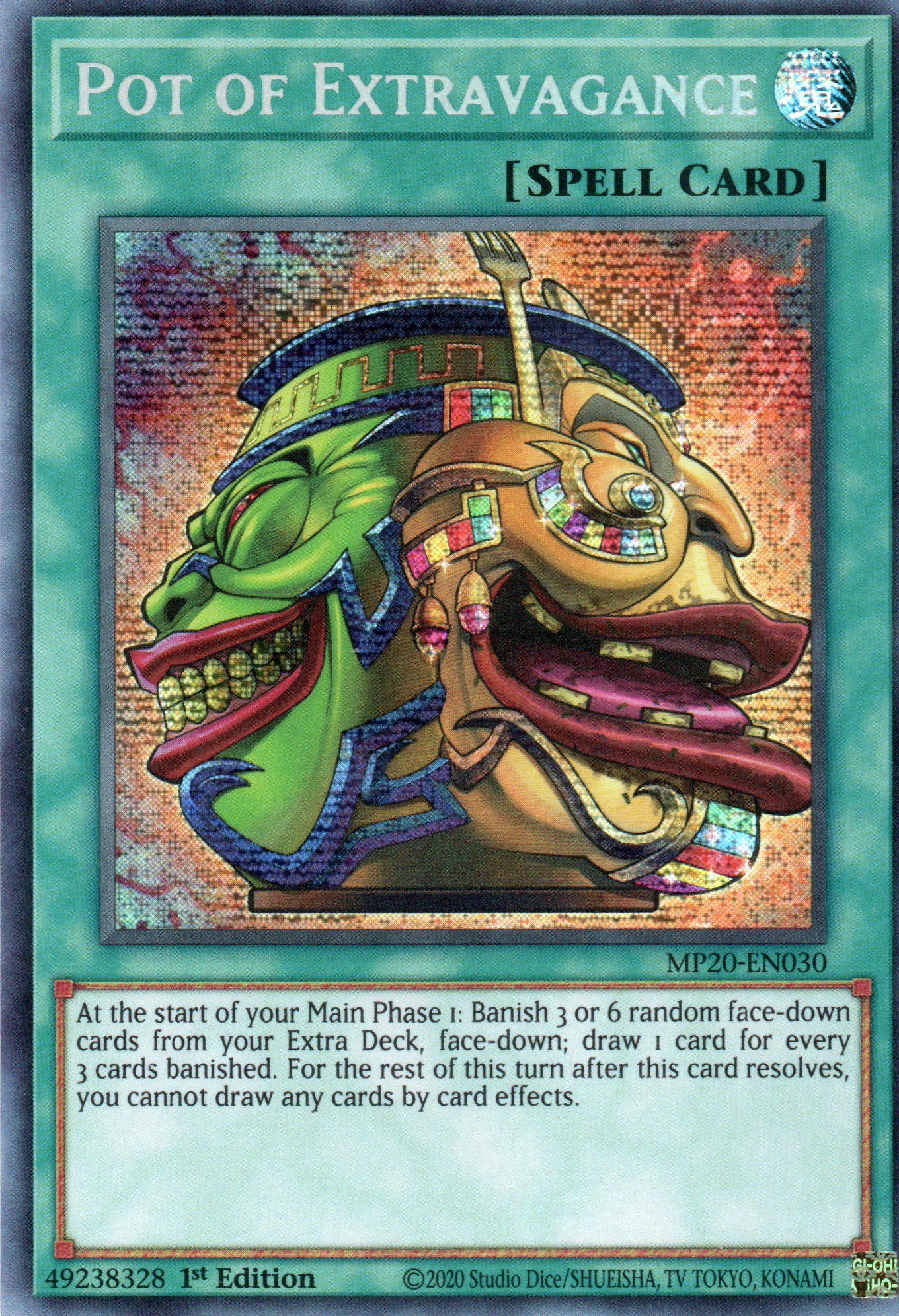 Pot of Extravagance MP20-EN030 Secret rare