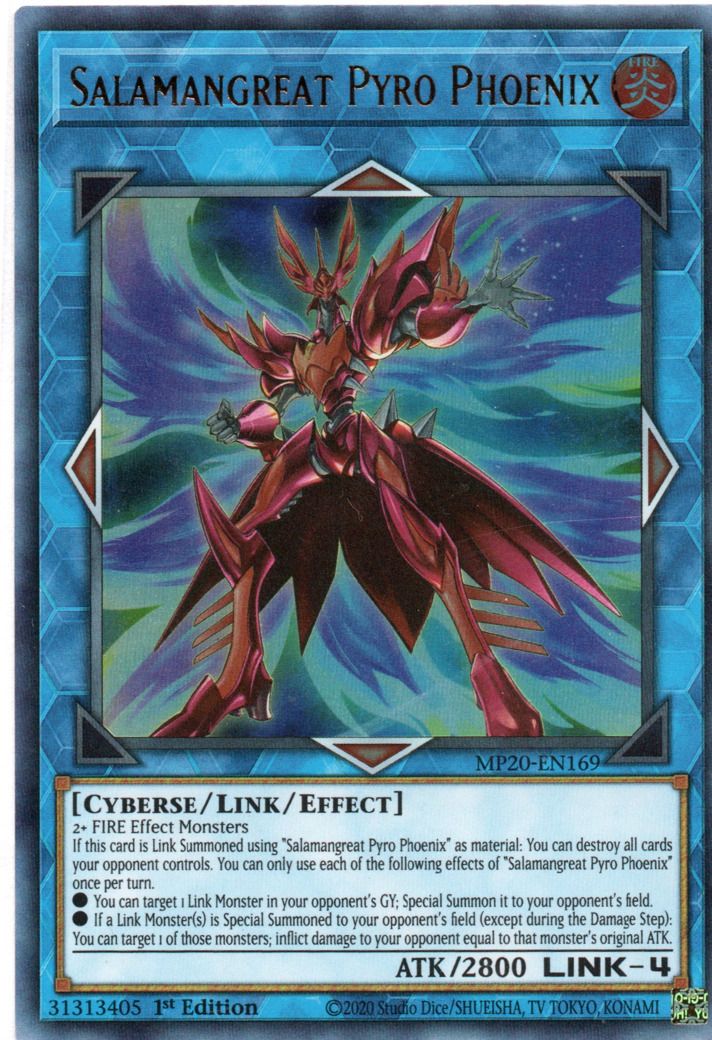 Salamangreat Pyro Phoenix MP20-EN169 Ultra rare