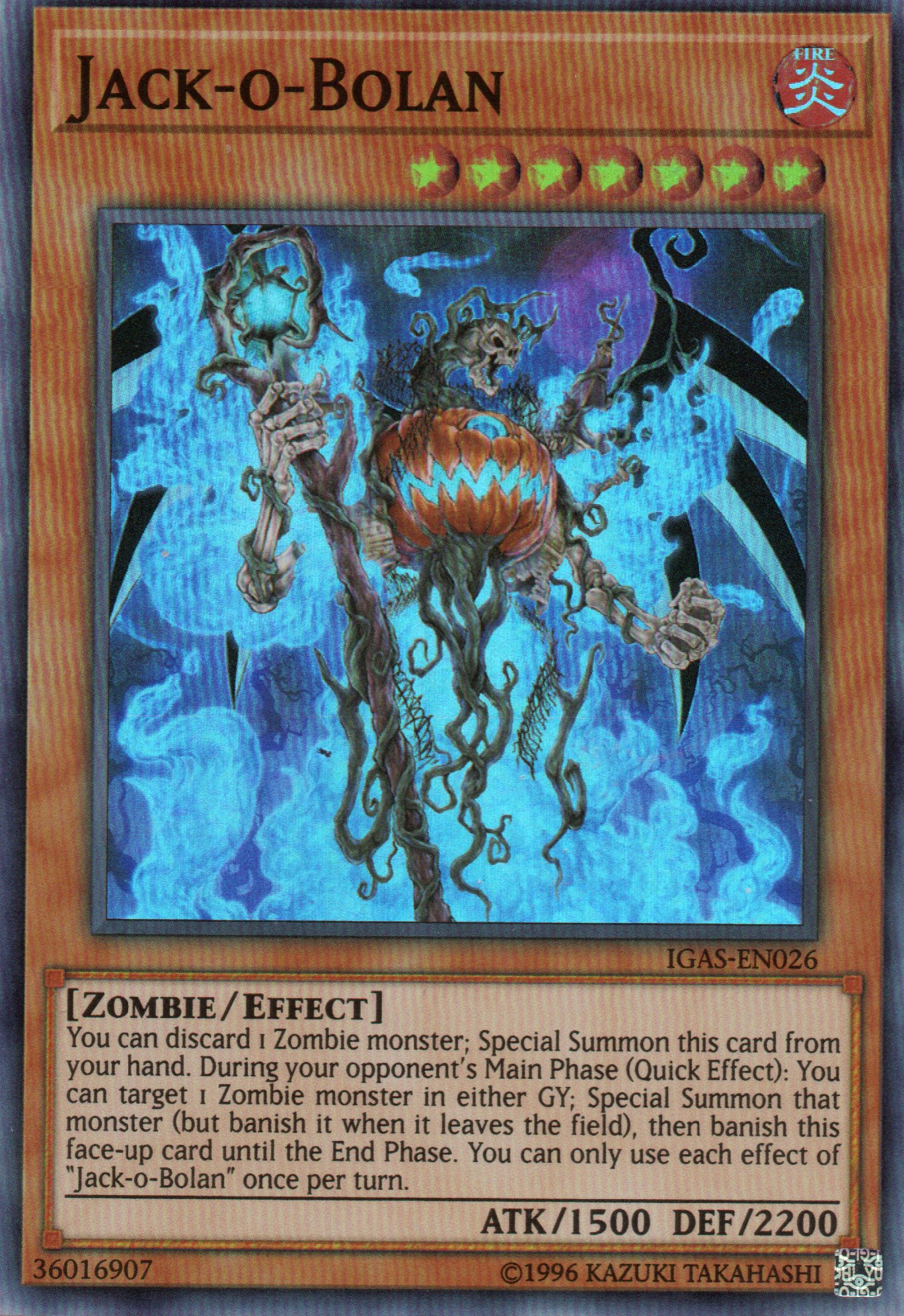 Jack-o-Bolan IGAS-EN026 Super rare