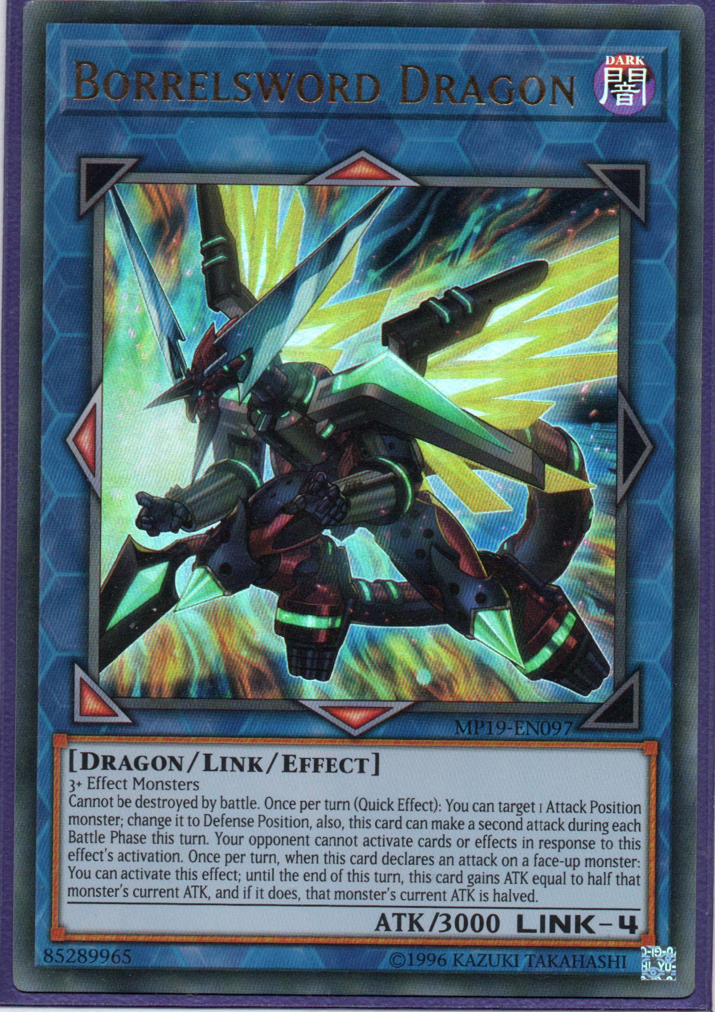 Borrelsword Dragon MP19-EN097 Ultra rare