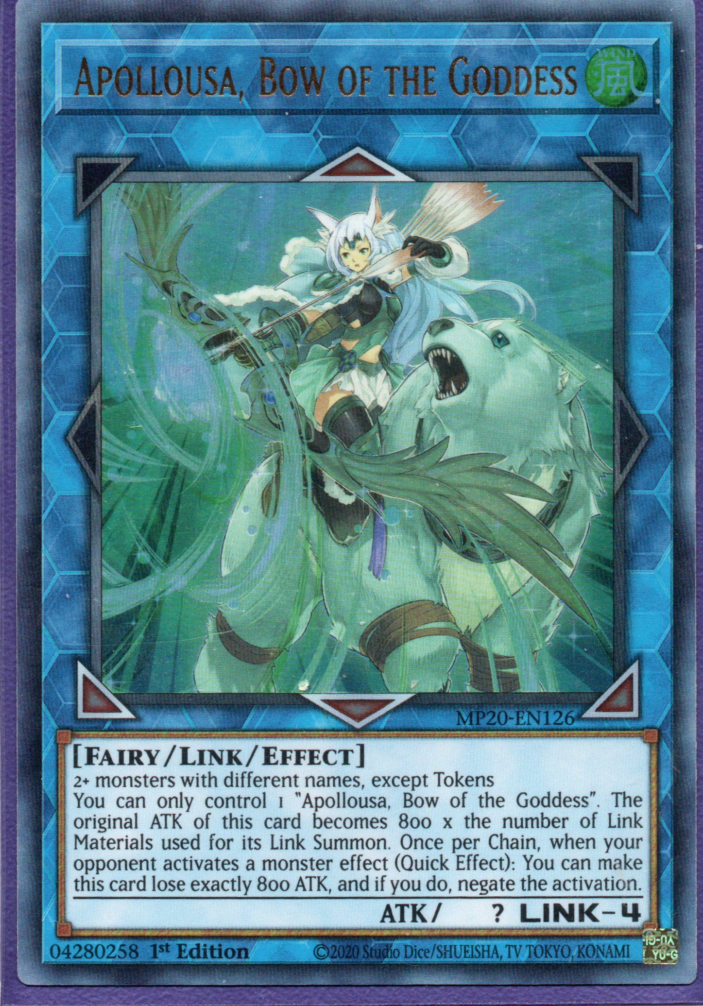 Apollousa, Bow of the Goddess MP20-EN126 Ultra rare