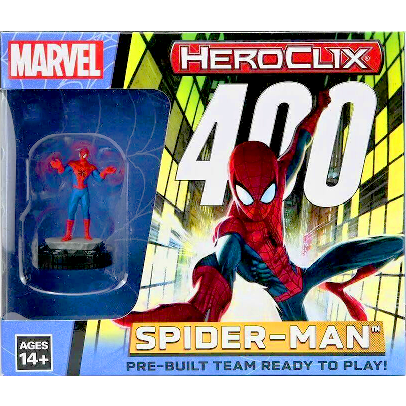 Marvel HeroClix 400: Spider-Man – Juego de miniaturas 