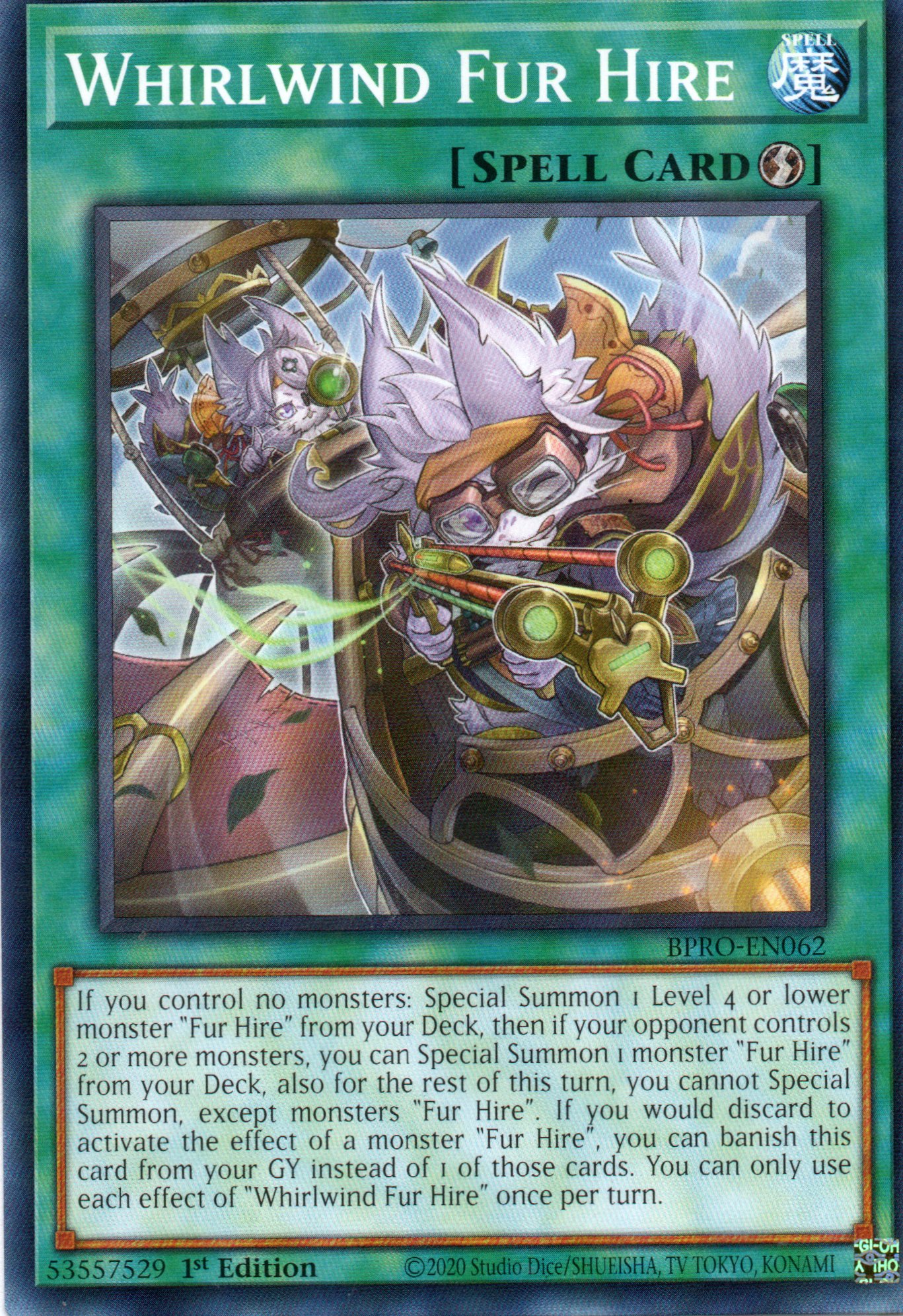 Whirlwind Fur Hire BPRO-EN062 Common