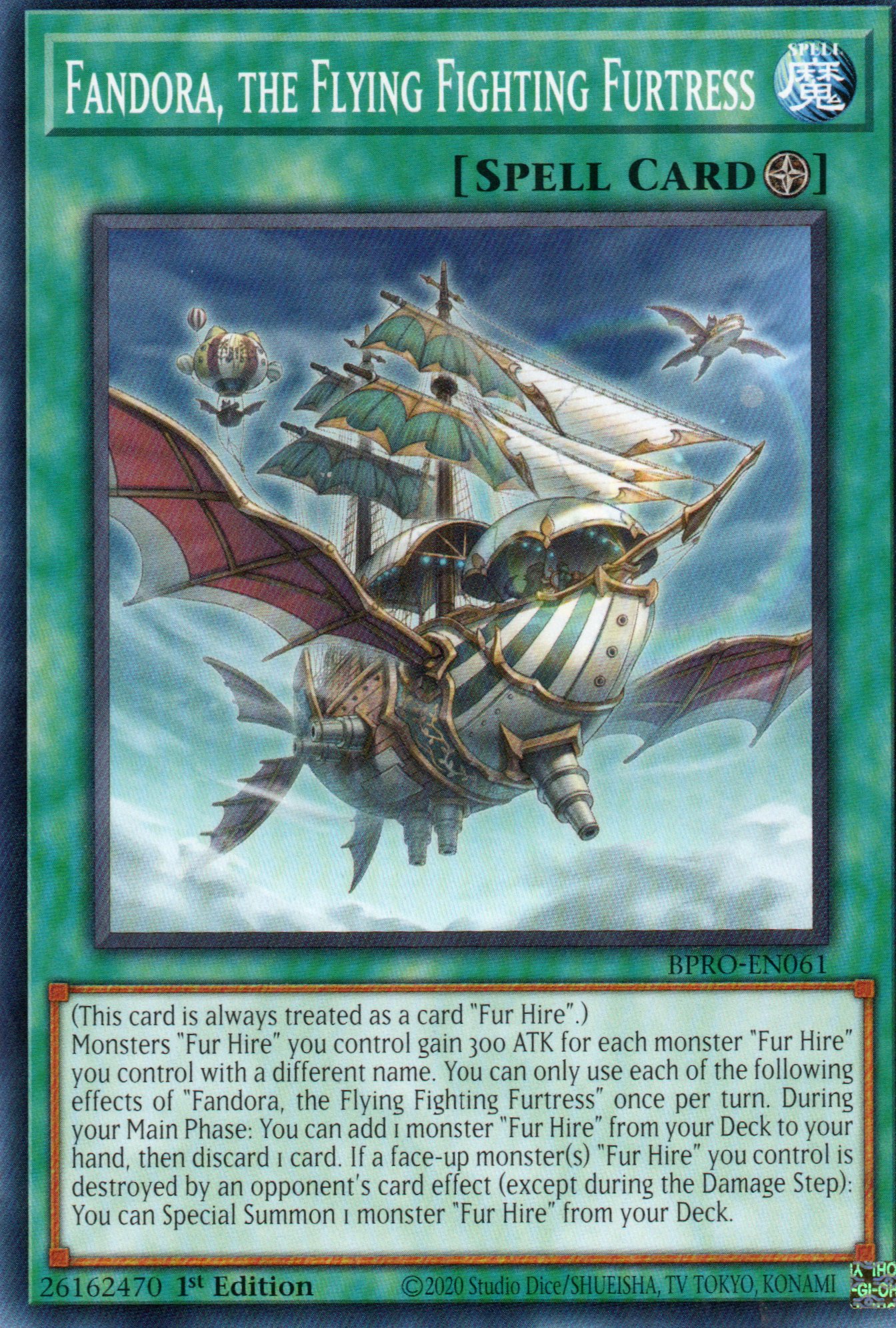 Fandora, the Flying Fighting Furtress BPRO-EN061 Common