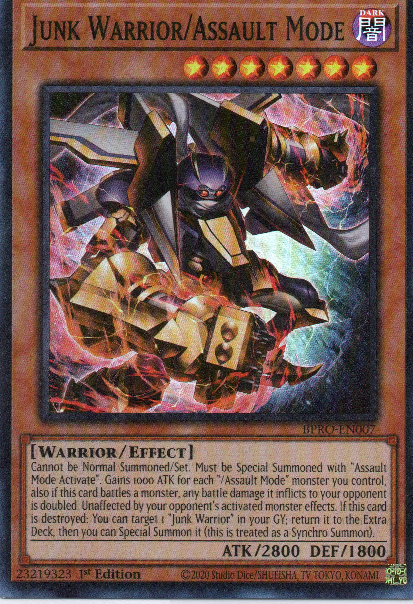 Junk Warrior/Assault Mode BPRO-EN007 Super Rare