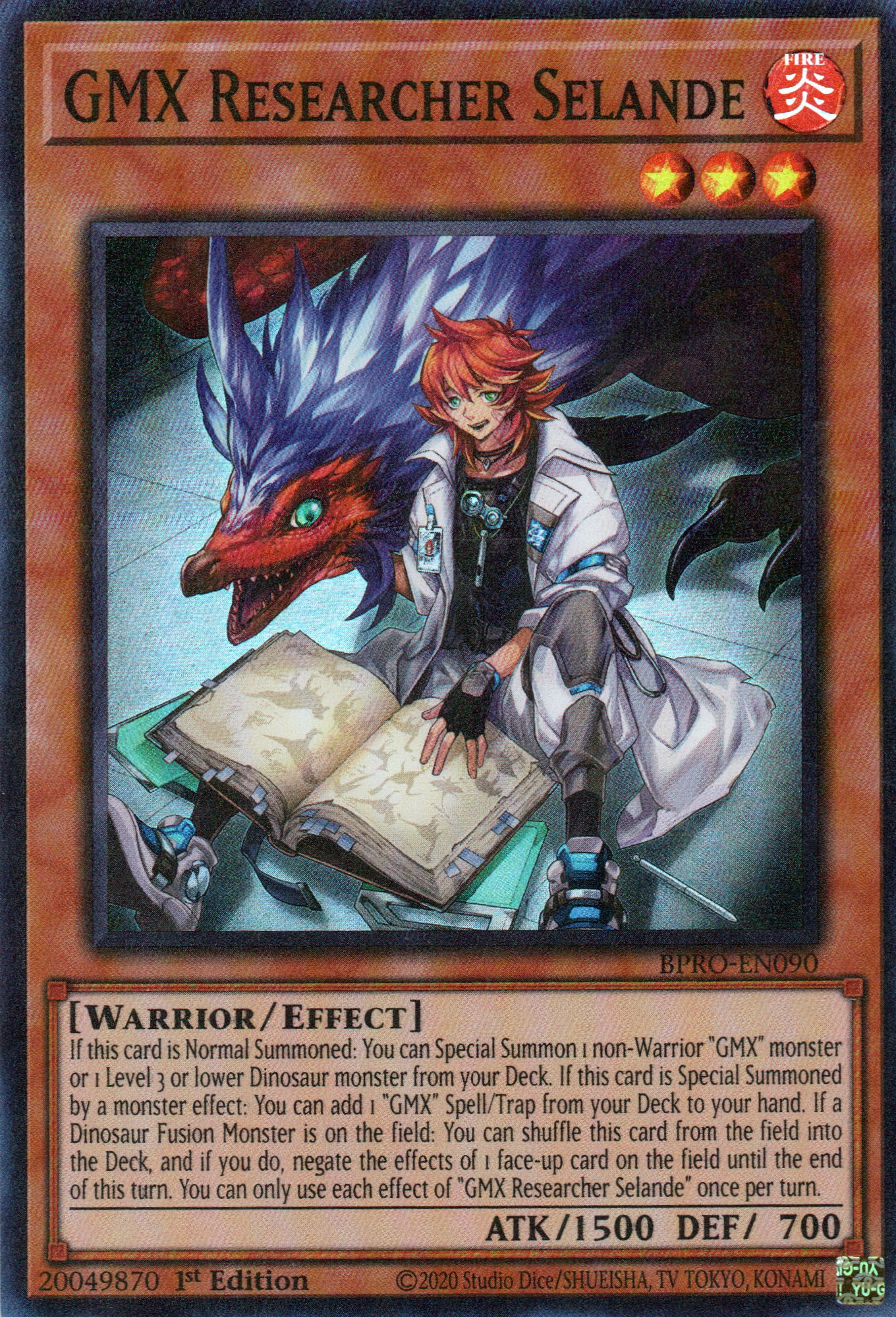 GMX Researcher Selande BPRO-EN090 Super Rare
