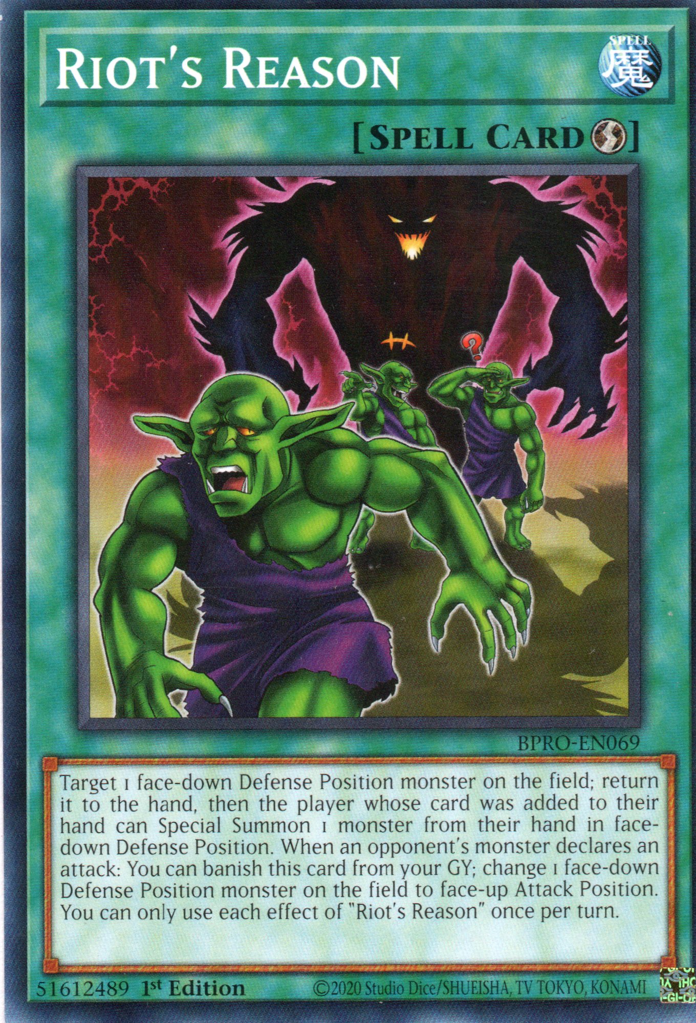 Riot's Reason BPRO-EN069 Common