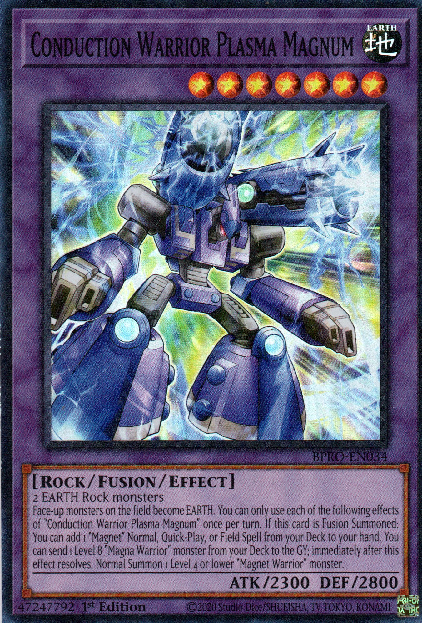 Conduction Warrior Plasma Magnum BPRO-EN034 Super Rare