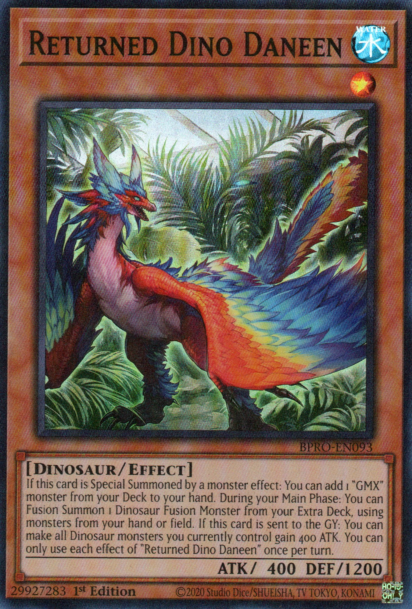 Returned Dino Daneen BPRO-EN093 Super Rare