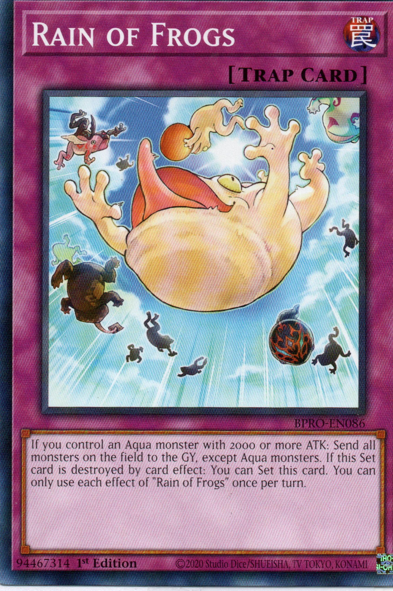 Rain of Frogs BPRO-EN086 Common