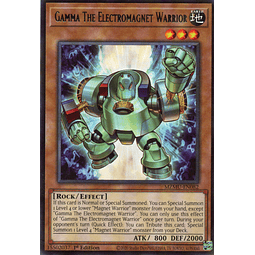Gamma The Electromagnet Warrior MZMU-EN082 Rare