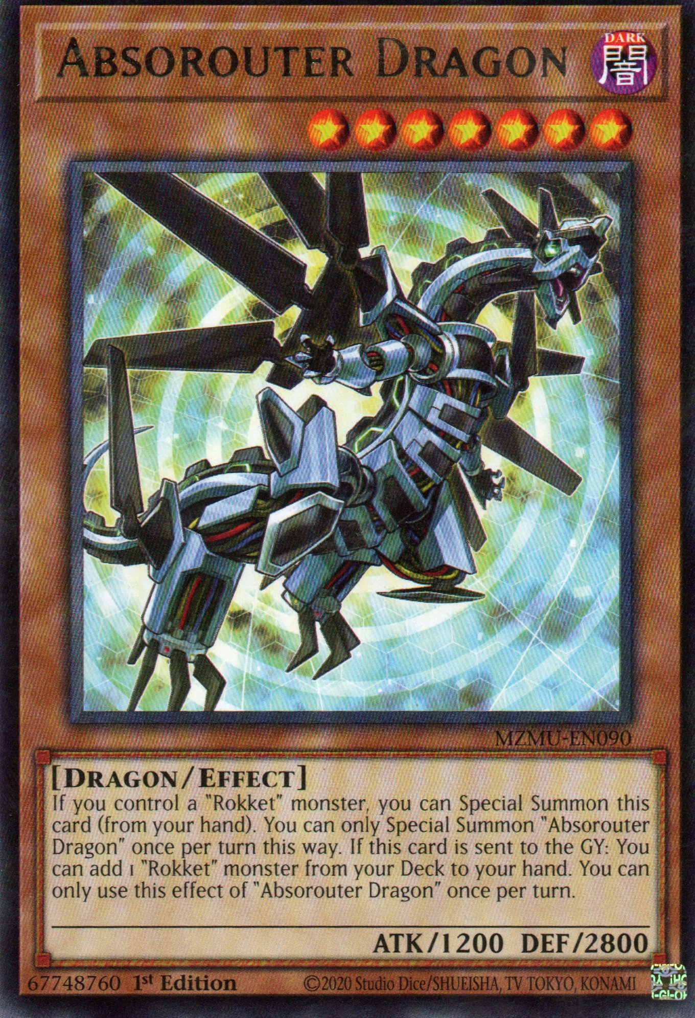 Absorouter Dragon MZMU-EN090 Rare
