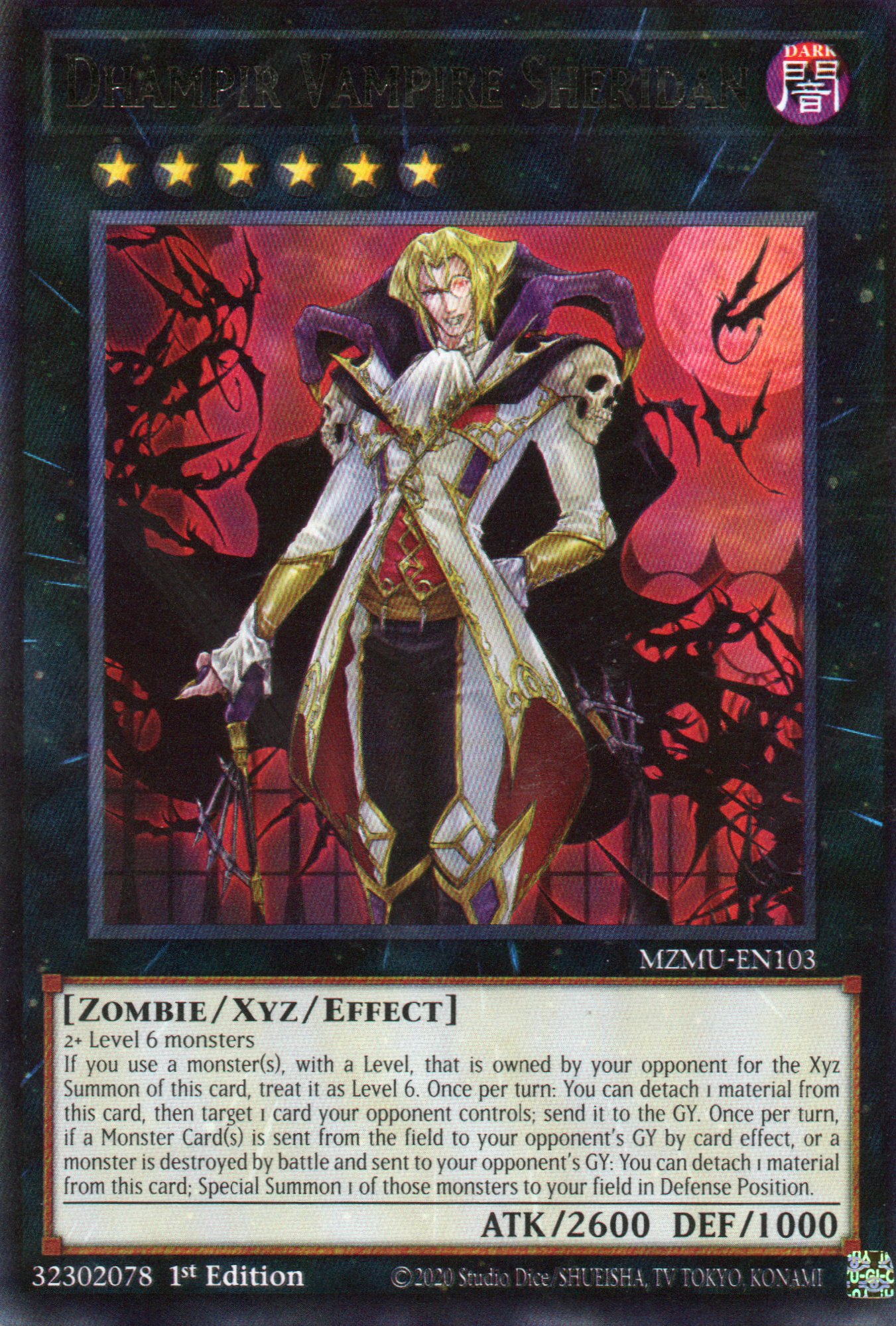 Dhampir Vampire Sheridan MZMU-EN103 Rare