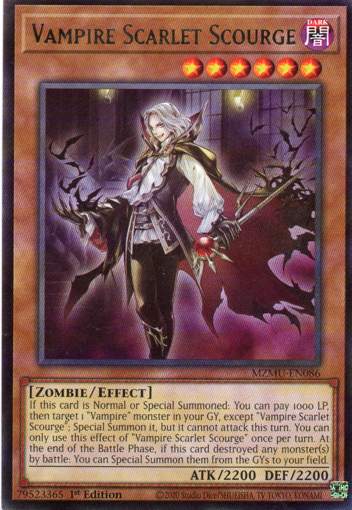 Vampire Scarlet Scourge MZMU-EN086 Rare