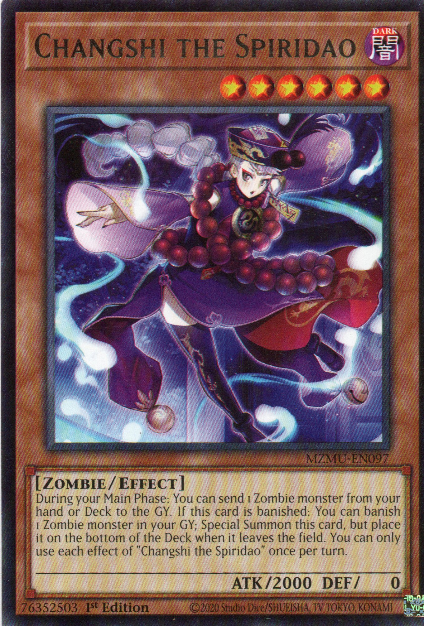 Changshi the Spiridao MZMU-EN097 Rare