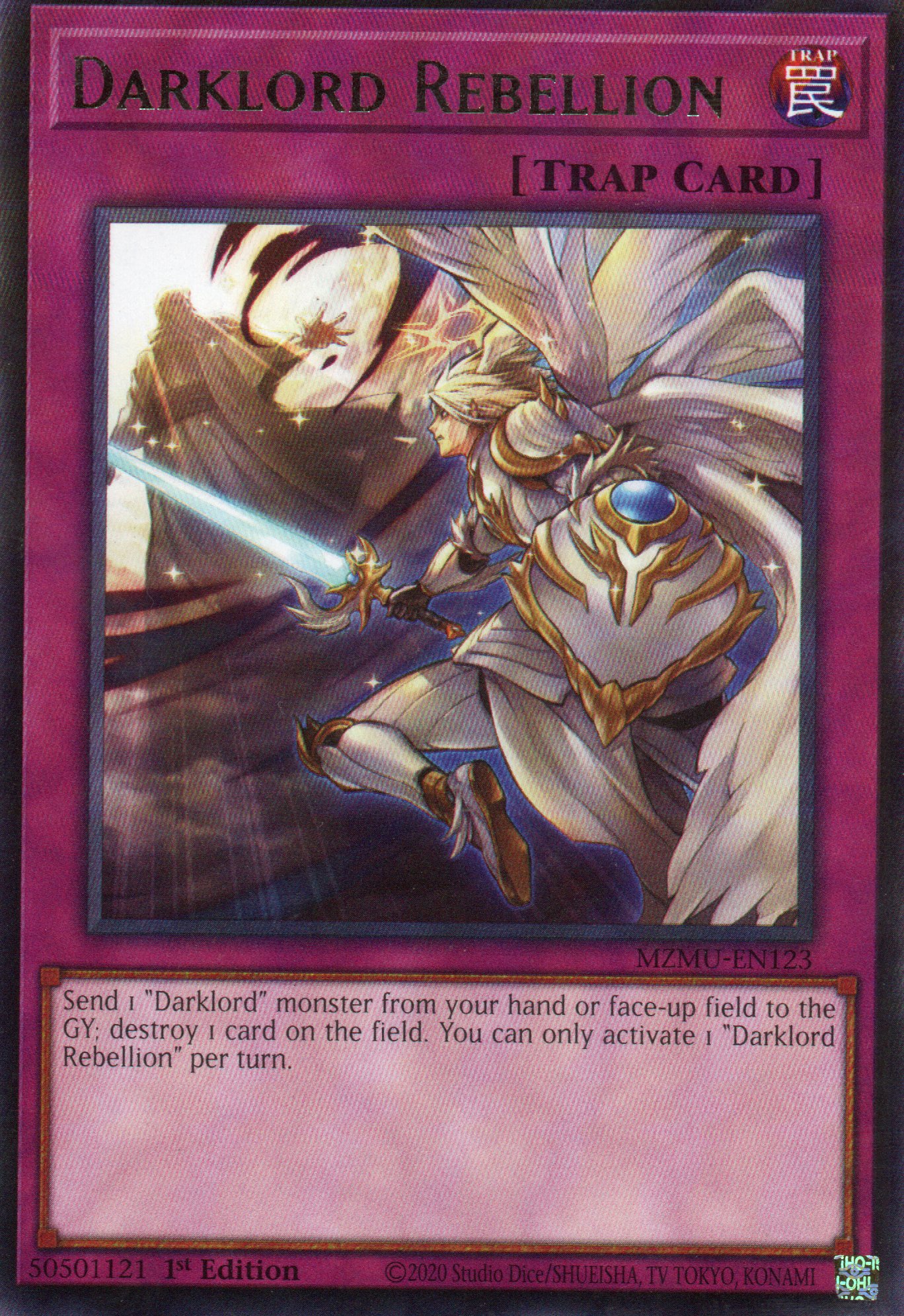 Darklord Rebellion MZMU-EN123 Rare