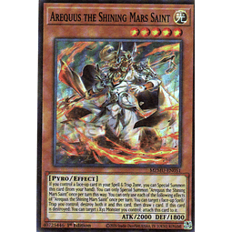 Arequus the Shining Mars Saint MZMU-EN051 Super Rare