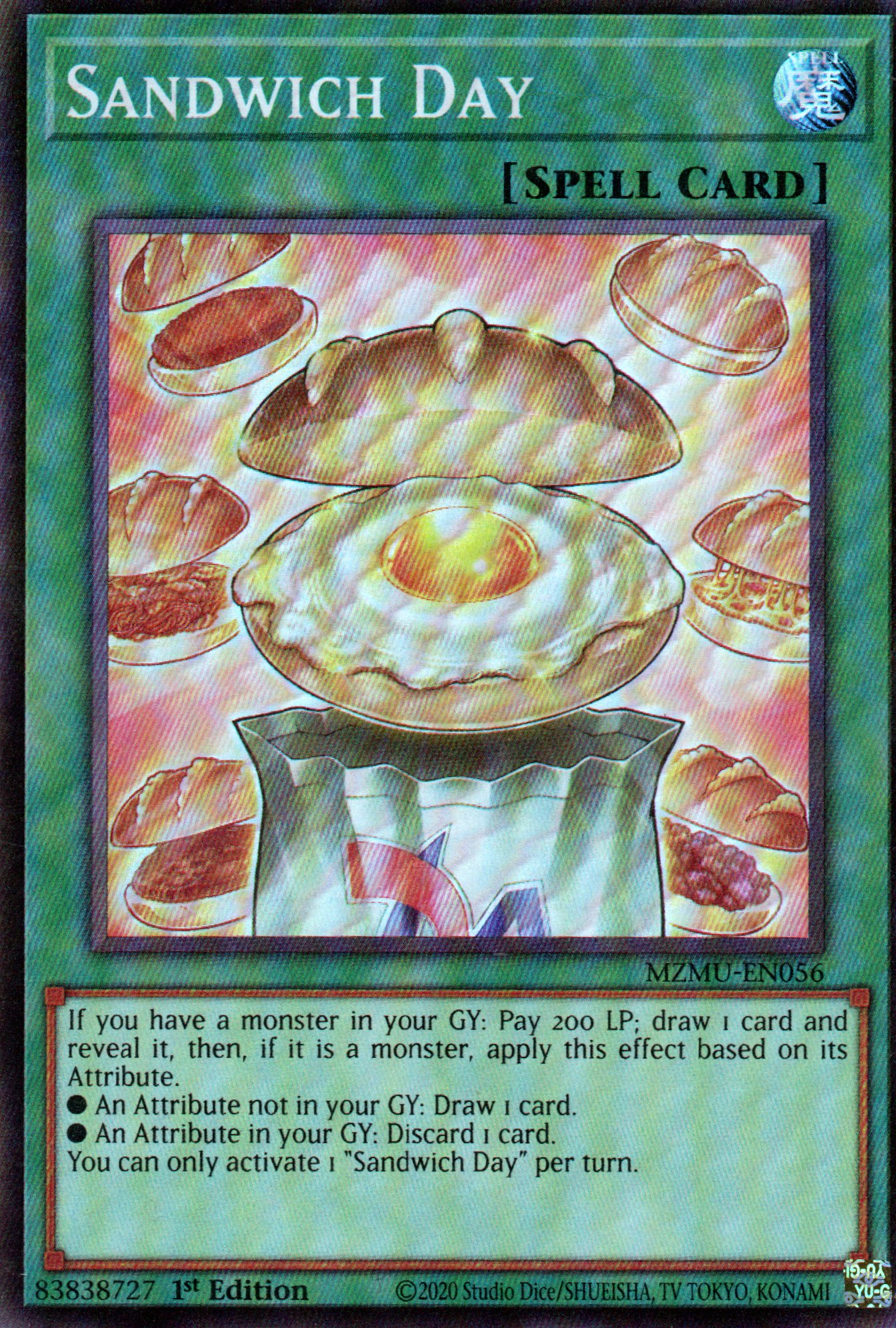 Sandwich Day MZMU-EN056 Super Rare